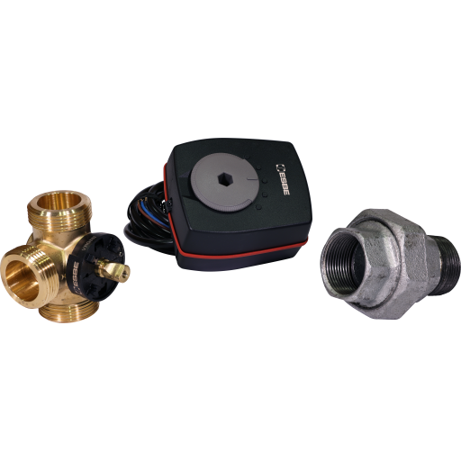 Bosch 3-vejsventil med motor til Compress 2000 AWF 8-16 kW modeller, VVB produktion