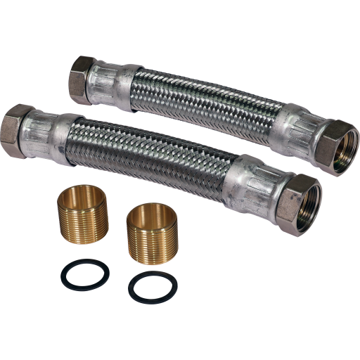 Bosch 1 1/4" forbindelsesslange, til til Bosch Compress 2000 varmepumpe, 300 mm