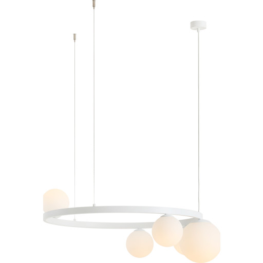 Aldex Garda 5 lysekrone, hvid