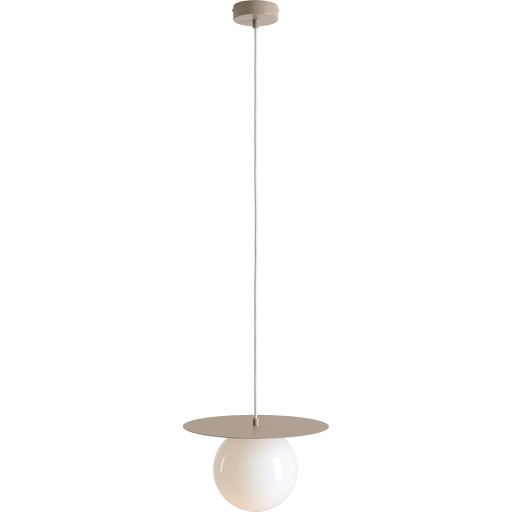 Aldex Loop pendellampa, Ø20 cm, beige