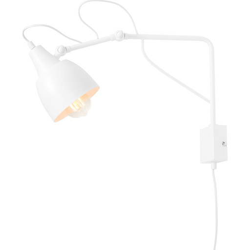 Aldex Soho væglampe, 50 cm, hvid