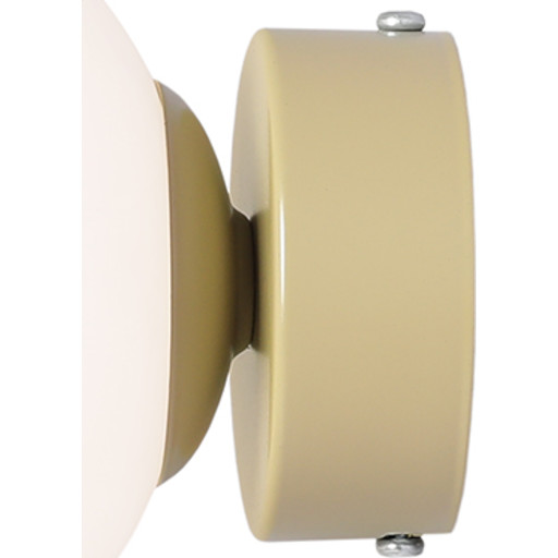 Aldex Ball væglampe, beige, Ø20 cm