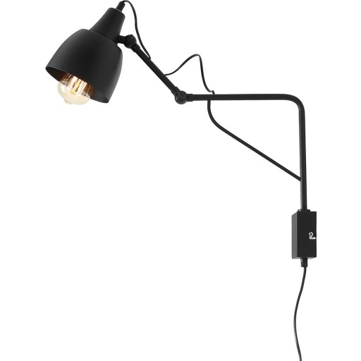 Aldex Soho væglampe, 50 cm, sort