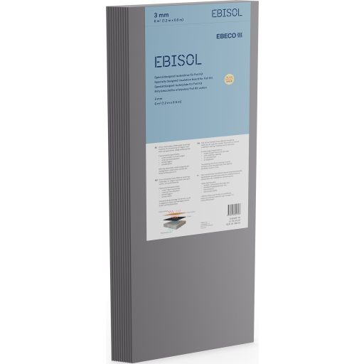 Ebeco Ebisol ioleringsplader, 6 m², 3 mm