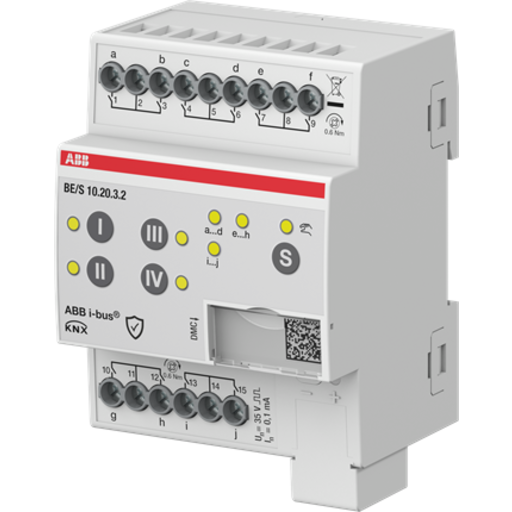 Knx Be S10 20 3 2 Binær Input Modul Fra Abb