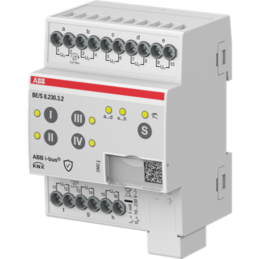 Knx Be S8 230 3 2 Binær Input Modul Fra Abb