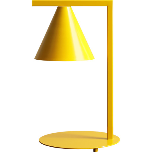 Aldex Form bordslampa, gul