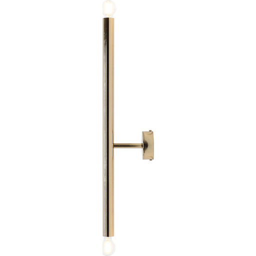 Aldex Tubo 2 vägglampa, guld, 60 cm
