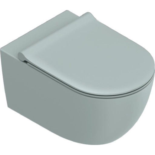 Catalano Sfera 50 væghængt toilet, uden skyllekant, grøn