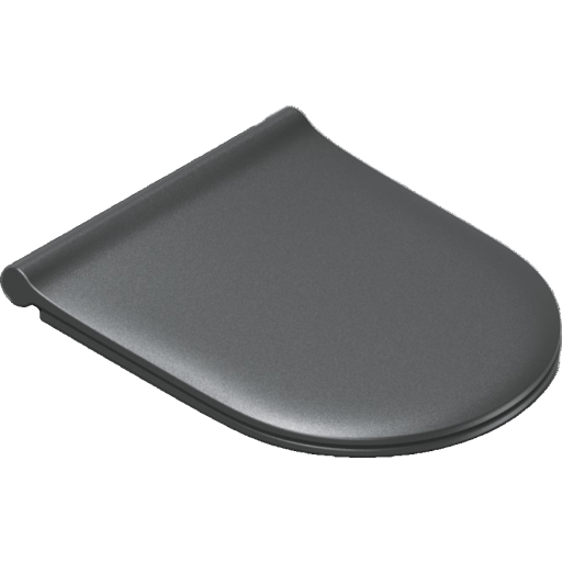 Catalano Plus toiletbræt, soft close, mat sort billede