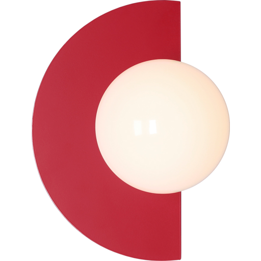 Aldex Loop væglampe, rød