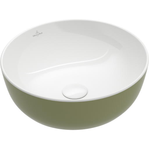 Villeroy & Boch Artis håndvask, Ø43 cm, grøn
