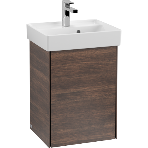 Villeroy & Boch Collaro underskab, 41x34,4 cm, venstre, brun eg