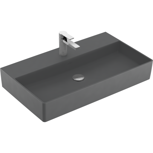 Villeroy & Boch Memento 2.0 håndvask, 80x47 cm, mat grå