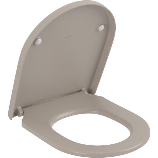Villeroy & Boch Subway 3.0 toiletbræt, mat beige