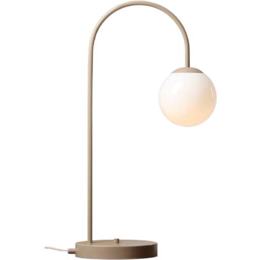 Aldex Una bordslampa, beige