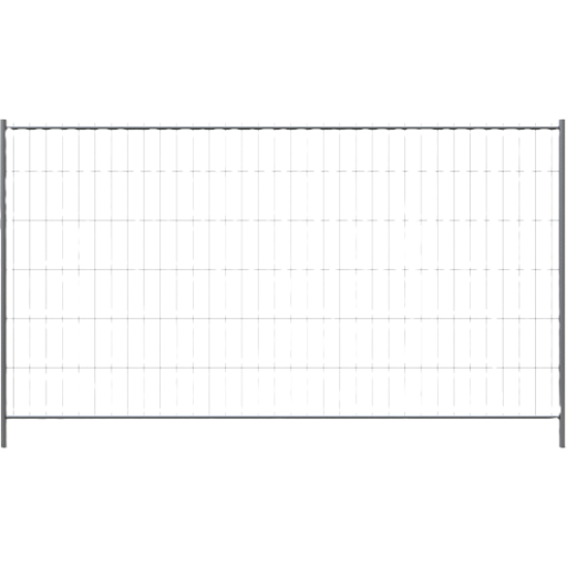 Schake byggepladshegn 3,5 x 2 meter, galvaniseret