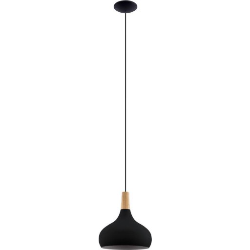 Eglo Sabinar pendel, sort, Ø28 cm billede