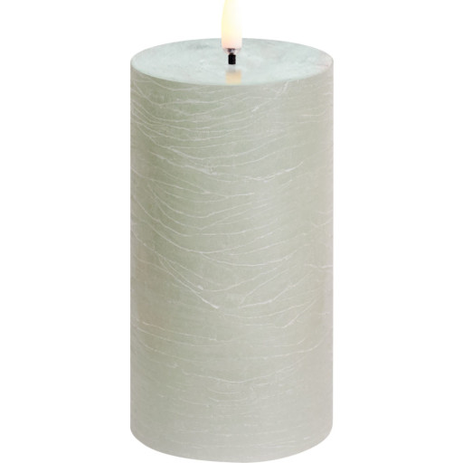 Uyuni LED bloklys, batteri, rustik grøn