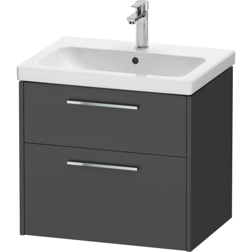 Duravit D-Code møbelpakke, 65x48 cm, mat sort