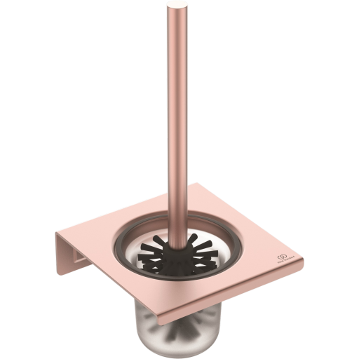 Ideal Standard Alu+ toiletbørste, mat rosaguld