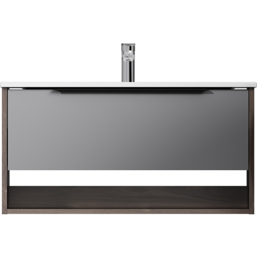 AM.PM Flash møbelpakke, 81x49,5 cm, mørk eg/mat grå