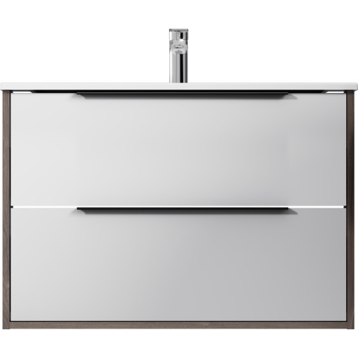 AM.PM Flash møbelpakke, 81x49,5 cm, mørk eg/hvid højglans