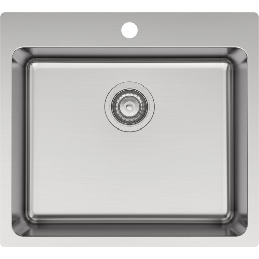 Lavabo LA 550 diskbänk, 55x50 cm, stål