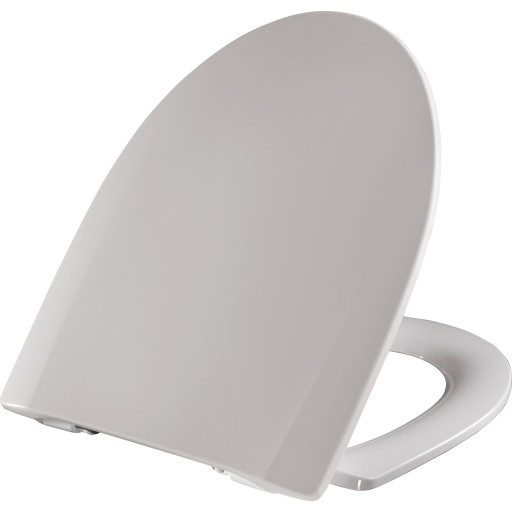 Pressalit Spira V toiletsæde, soft close, aftagelig, grå billede