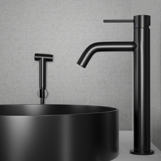 Scandtap Voyage B håndvaskarmatur, børstet sort