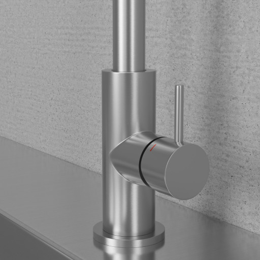 Scandtap greb, børstet stål