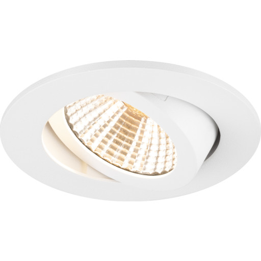 NYHET TRIA 68 Downlight vit 8,3W 705lm 2700K 38° IP20 rund tippbar