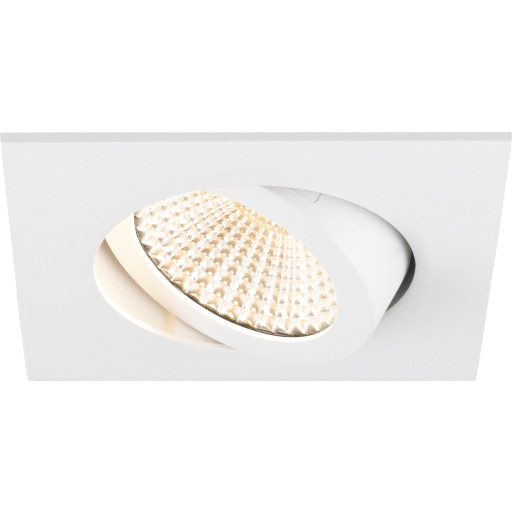 NYHET TRIA 68 Downlight vit 8,3W 705lm 2700K 60° IP20 fyrkantig tippbar