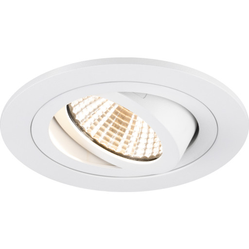 NYHET TRIA 75 Downlight vit 8,3W 705lm 2700K 38° IP20 rund tippbar
