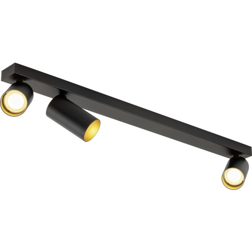 KAMI Vägg svart 3xGU10 max 10W