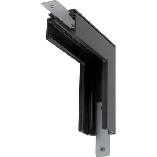 SLV 48V Track L-samlestykke til lave påbygningsskinner, stereo, sort