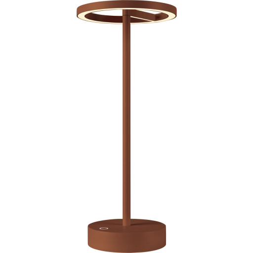 VINOLINA ONE Bordlampe akku rust 5V 2,5W 125lm 2700K IP54