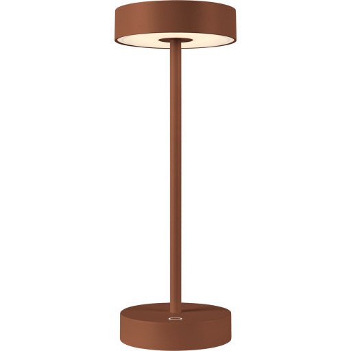 VINOLINA Bordlampe akku rust 5V 2,2W 130/130lm 2700/3000K IP54