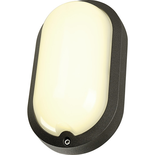 Vägg-/taklampa Terang 200, 11W 3000K, 680 lumen, antracit, IP44