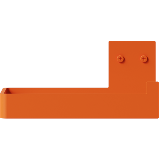 Nichba toiletrulleholder orange pulverlakeret
