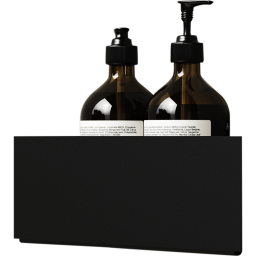 Nichba hjørnehylde til badeværelse sort pulverlakeret