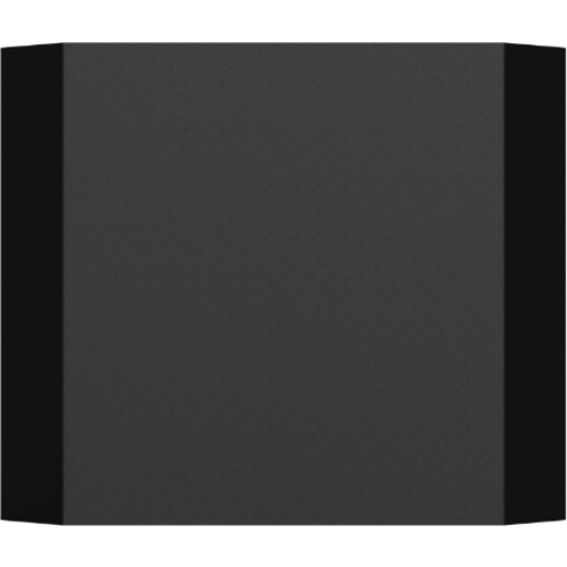 Nichba papirdispenser, sort