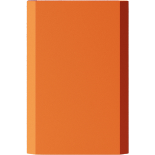 Nichba Paper Bin toiletspand, 48 liter, orange