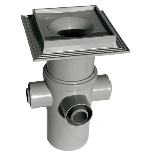 Purus Maxiflex afløbsskål, til beton og flisegulv, Ø110 mm