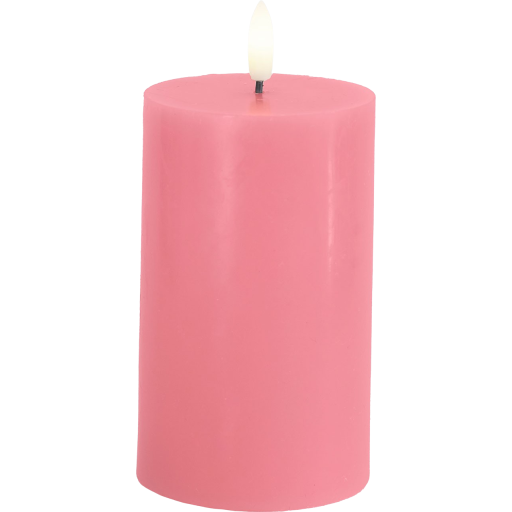 Sirius - Sille Bloklys, Ø7,5xH12,5 cm, Old Rose