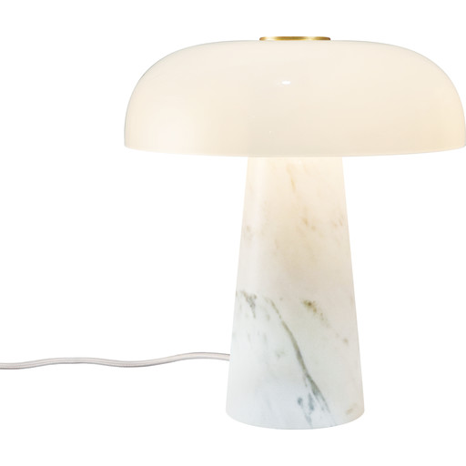 Glossy Mini bordlampe, hvid