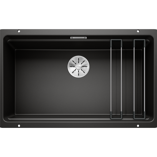 Blanco Etagon 700-U køkkenvask, 73x46 cm, sort