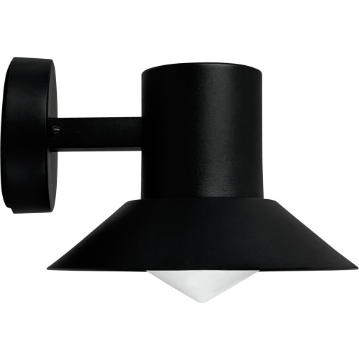 Dyberg Larsen Venice vägglampa utomhus, svart