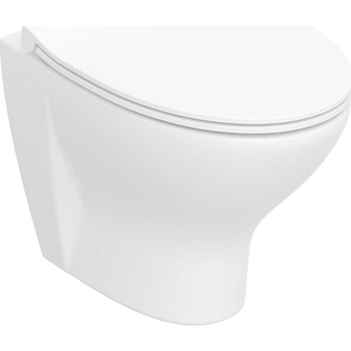 If&ouml; Spira Style v&auml;ggh&auml;ngdtoalett, utan spolkant, reng&ouml;ringsv&auml;nlig, vit