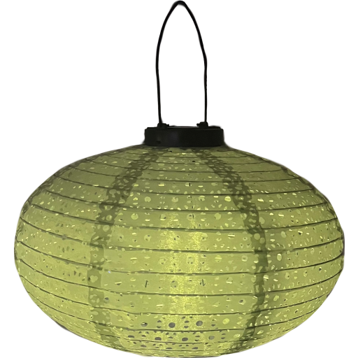 Veli Line solcell papperslykta, grön